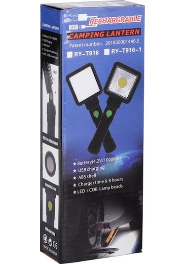 Hem  Şarjlı Hem Pilli Acil Durum Oto Lambası  Wt-299