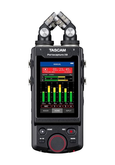 Tascam Portacapture X8 Dokunmatik Ekranlı Çok Kanallı Kayıtçı