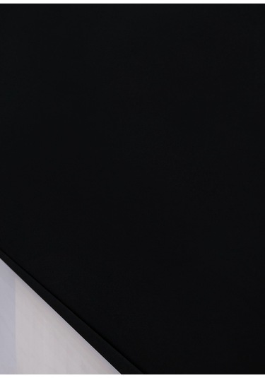 Düz Stor Perde - Kalın Mat Stor Güneşlik Kumaş Keten - Alüminyum Kasa Ve Boru - Eteği Dilimsiz/düz Siyah