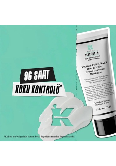 Kiehl's Over & Under Cream-to-powder Deodorant 75 Ml