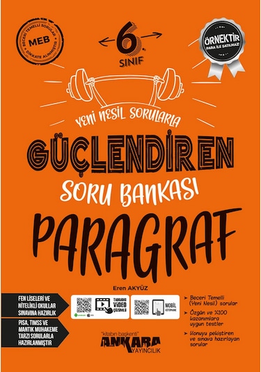 6. Sınıf Paragraf Güçlendiren Soru Bankası Ankara Yayıncılık