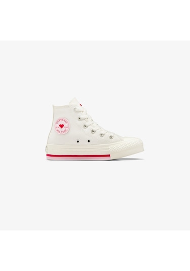 Converse Chuck Taylor All Star Eva Lift Çocuk Beyaz Platform Sneaker A10717c Beyaz