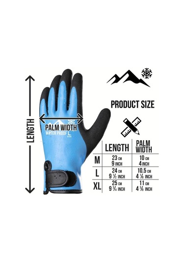 Techbloom Xl Erkek Ve Kadın Kışlık İş Eldiveni Soğuk Hava Dokunmatik Termal Depo Balıkçılık İnşaat