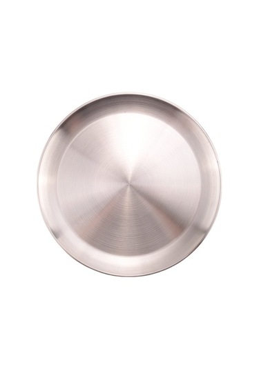 Ulzyvf Pizza Tepsisi, Paslanmaz Çelik, 12 İnç, Kızartma & Pişirme İçi Gümüş