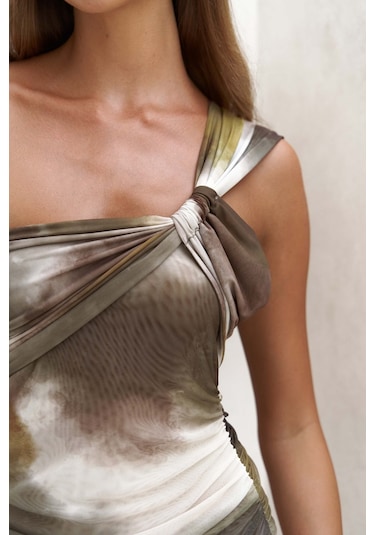 Mai Collection Mai Studios Co. Kibetinosella Tek Omuz Yeşil Body YESIL