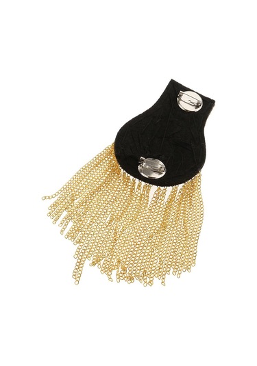 Suntek 1 Çift Gotik Punk Saçaklı Omuz Kurulu Mark Kostüm Altın