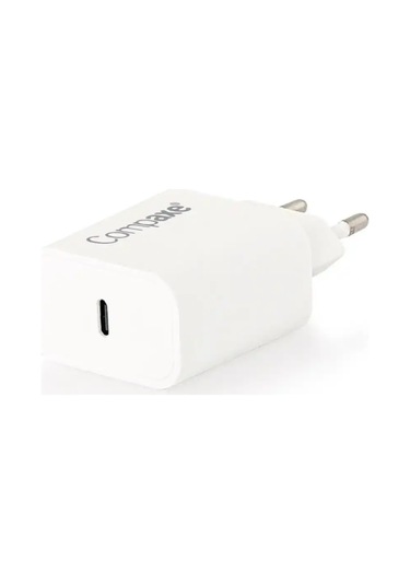 Compaxe 20w Pd 3a Type-c Çıkışlı Şarj Adaptörü Başlık Beyaz
