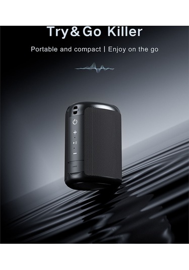 Leezsing Xdobo Try&go Killer: Mini Sıcak Su Geçirmez Bluetooth Hoparlör, Rgb Işıklı, Tws Ve Tf Kart Desteği, Dış Mekan İçin Taşınabilir