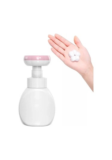El Köpük Dağıtıcı Çiçek Şekli El Sabunu Köpük El Dağıtıcı Çiçek Damga Dağıtıcı Pink Flower Korea Pembe