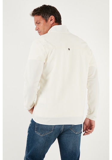 Buratti Slim Fit Anti-Pilling Tüylenme Yapmayan Bato Yaka Kışlık Şardonlu Erkek Polar 5906001 Ekru Buratti Slim Fit Anti-Pilling Tüylenme Yapmayan Bato Yaka Kışlık Şardonlu Erkek Polar 5906001 Ekru