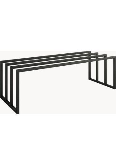 Bovi Metal Profil Ayakkabı Rafı Siyah