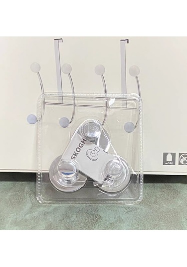 Yunboo Banyo/ Mutfak Otomatik Yapışkan Zincirli Kanca - 3'lü Set, 2 Kg Yük Kapasitesi, Siyah, Çelik Malzeme Siyah