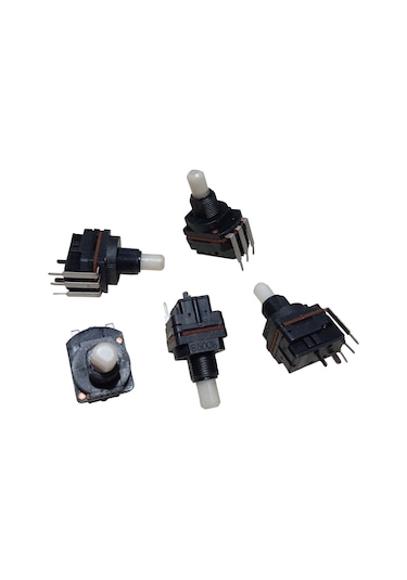 5 Adet B500k Anahtarlı Dimmer Potansiyometre 500k Dimmer Pot Somunsuz