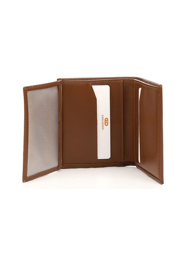 Gönderir Taba Hakiki Deri Dikey Cüzdan Taba