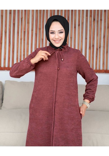 Şönil Kumaş Kışlık Comfort Ferace / Kiremit - F0501 Kiremit