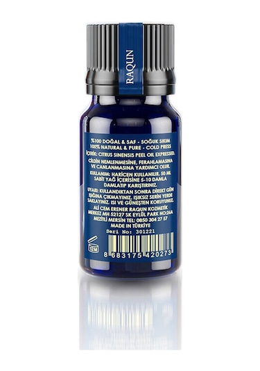 Raqun Aromaterapi Portakal Uçucu Yağı 10 Ml Karışık
