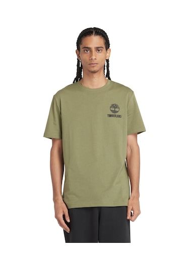 Timberland Short Sleeve Back Logo Graphic Tee Erkek T-shirt Tb0a5v7kcr31 001