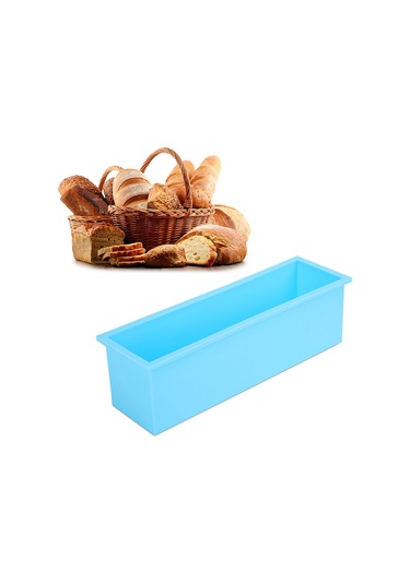 Shineyee 1200ml Mor Silikon Gıpta/ Sabun Kalıbı - 26x7x8cm Büyük Boy Dikdörtgen, -40 C/+230 C Dayanıklı, Kolay Çıkarma, Taze Ve Sağlıklı Kullanim Mor