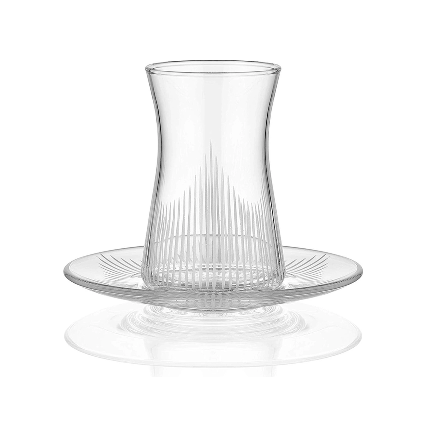 Hisar Karaflı 6 Kişilik 25 Parça Su Takımı Şeffaf