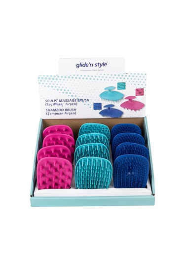 Glıde N Style Saç Masaj-şampuan Fırçası Set