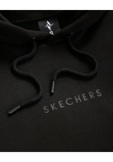 Skechers M 2Xi-Lock Arm Zipped Hoodie Erkek Siyah Sweatshirt S221022-001