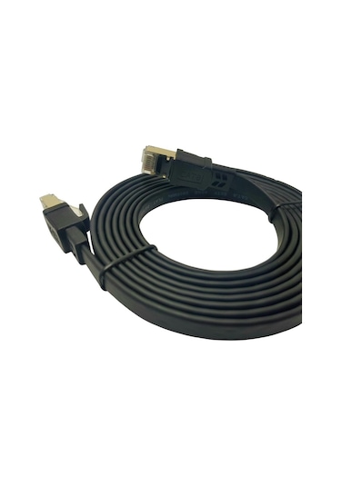 Ironstar 5metre Cat8 Ethernet Kablo Flat S/ftp Rj45 - 40gbps Hız Destekli