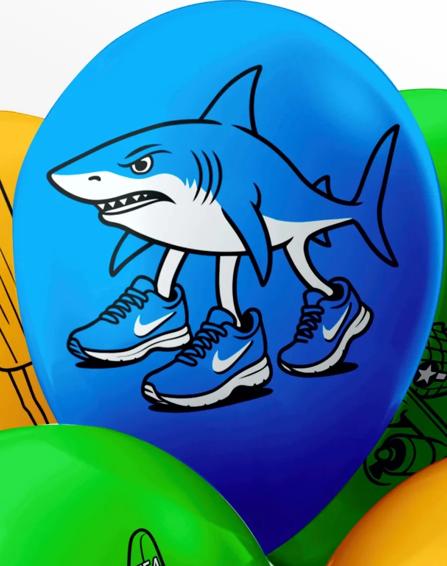 Onlybest İtalyan Hayvanları Mımarları Hava Balonları Seti 443820247 Açık Mavi