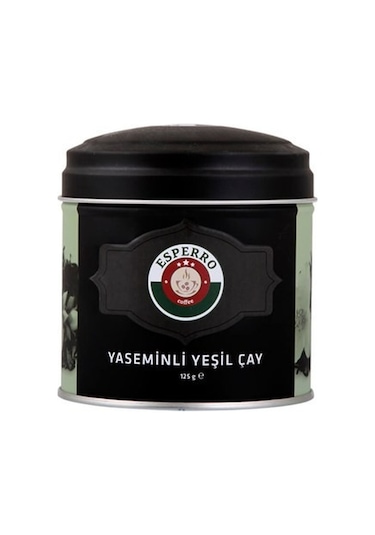Esperro Yaseminli Yeşil Çay Teneke 125 G