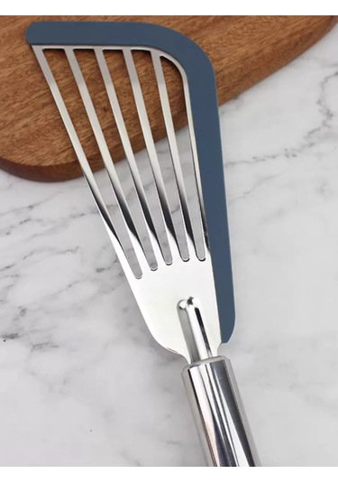 Stil'nyj İ Udobnyj Dom Pançalar İçin Çiziksiz Mutfak Silikon Spatula 179593432 Çelik