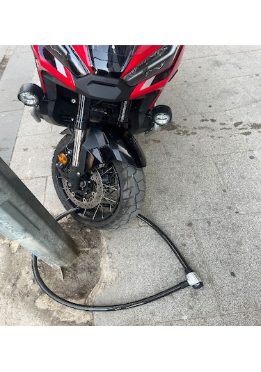 Motosiklet Kilidi 25mm Güçlendirilmiş Halat Kilit 2 Metre