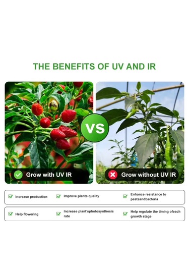 Uv Ir Bitki Yetiştirme Lambası Grow Light Supplement Bar