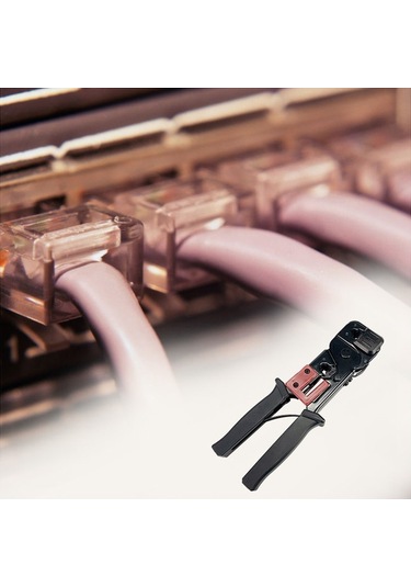 Ccgloball Quanbu 2020 Çok Fonksiyonlu Kablo Kelepçesi Rj45/12 Kristal Kafa Sıkma Aracı Ağ Kablosu Pense Telefon Hattı Çift Kullanımlı Pense