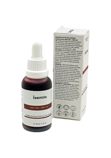 İsemlife Aha 10% + BHA 2% Cilt Yenileme   Serum 30 ML