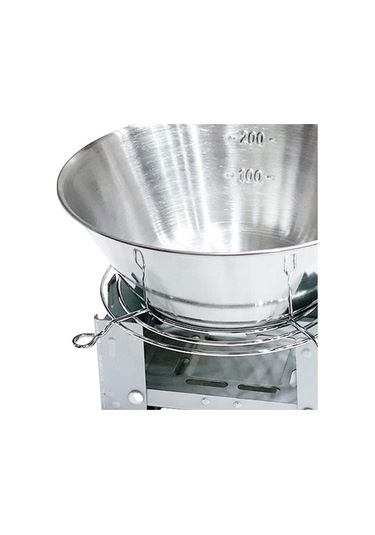 Pazly Taşınabilir Katlanır Kamp Barbekü B B - Yürüyüş Ve Seyahat Için Pratik Gri