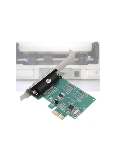 Ximistore9 Pcı-e'den Db25 Yazıcı Arayüzüne Dönüştürücü Wch382l , 1.5 Mb/s Hız, Spp/epp/ecp, Çift Yönlü, Windows/linux/mac Desteği