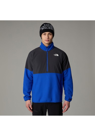 The North Face M Glacier Heavyweight 1/2 Zip Erkek Polar-29456 Mavi