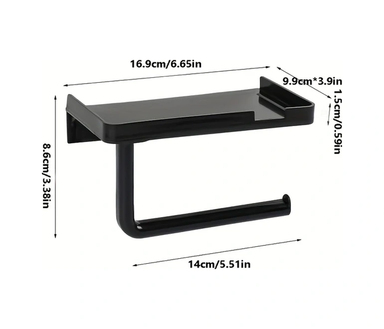 Willowhaven Turuncu Gövdeli Yapışkanlı Kağıt Havlu Askısı Ve Telefon Tepsi Turuncu Sap Rengi