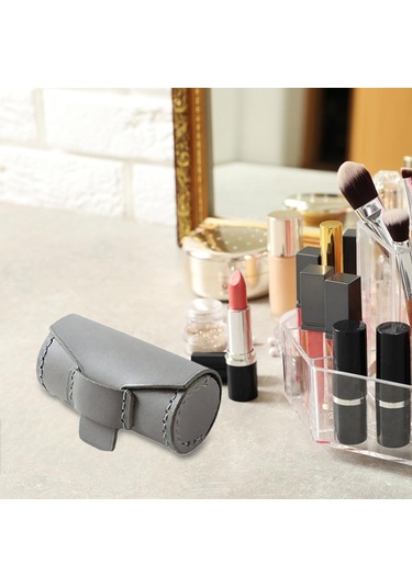 Suntek Pu Mini Ruj Çantası Aşınmaya Dayanıklı 8x4cm Toz