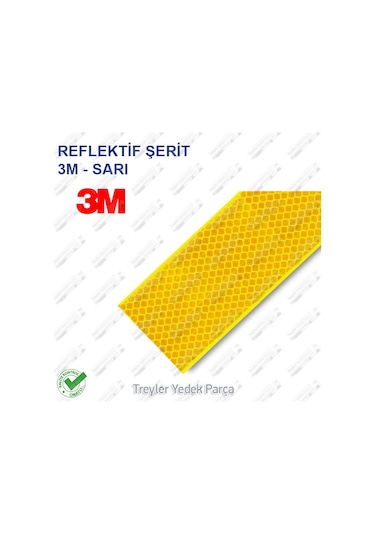 Reflektıf Serıt 3M Diamond Grade™ 983 Sarı 55Mm 50 Metre