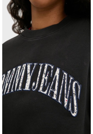 Tommy Jeans Bayan Sweat Dw0dw20172 Bds Siyah Siyah