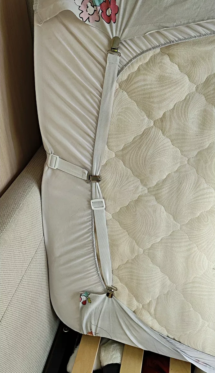 Greduha Çarşaf Askısı, 4'lü Paket, Yatak İçin 228815498 Beyaz