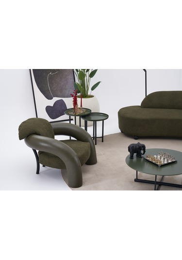 Most Beans Berjer İthal Haki Keten Kumaş Evinize Teslim Haki