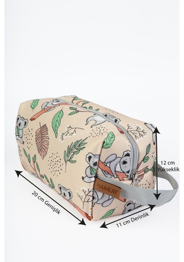 Kirli Temiz Islak Organizer Çantası Koala Bebek Çocuk Kıyafet Çamaşır Anne Makyaj Alezli Çanta