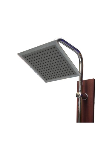 Havuz Duşu Kare Lüks Ahşap Duş Sistemi