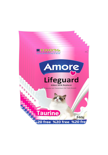 Yavru Kedi Süt Tozu 8x240g LifeGuard Kitten Milk Supplement
