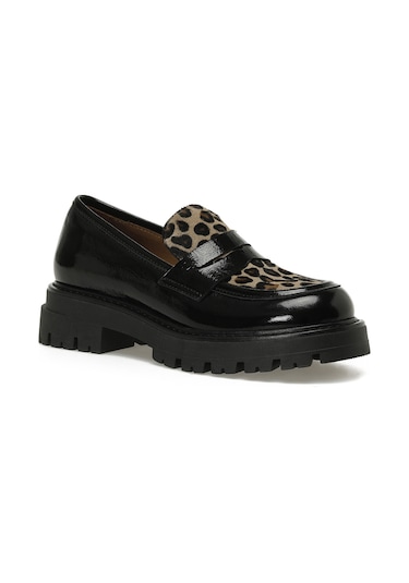 Nine West Raquel5 5pr Leopar Kadın Loafer 000000000102034096 Kahverengi