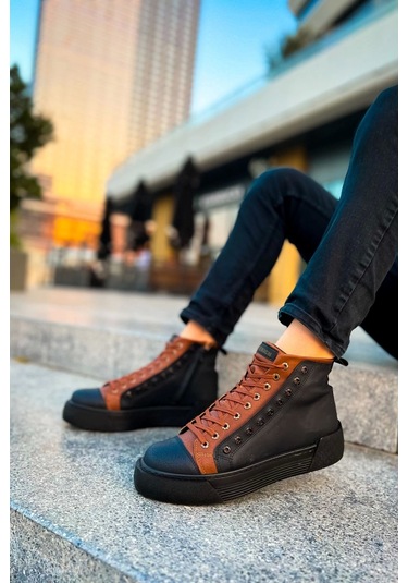 Ch167 Gst Blazer Erkek Bot Sıyah/taba Çok Renkli