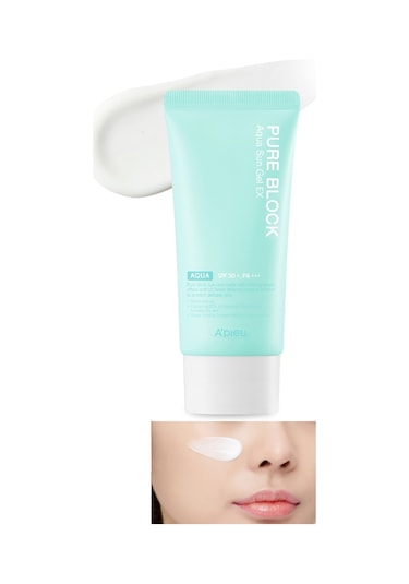 Missha Su Bazlı Nemlendirici Hafif Güneş Koruyucu SPF50+/PA+++ APIEU Pure Block Aqua Sun Gel Ex 50 ML