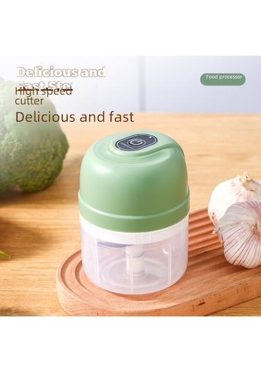 Dianziye Ev Elektrikli Mini Pestle Ve Mortar - 250ml Pembe Yeni Model, Evcil Mutfak, Kablosuz, Bebek Yemeği Ve Et Ezici, Çabuk Ve Kolay Kullanım Pembe