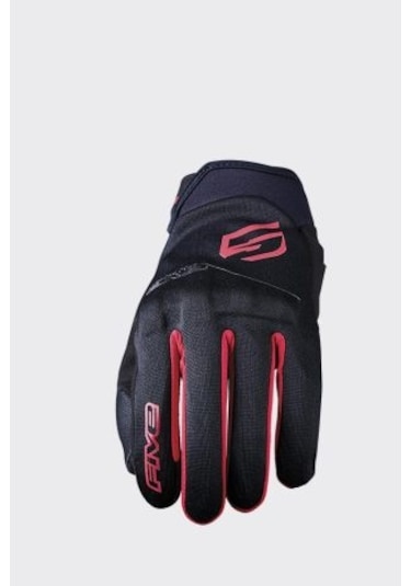 Five Gloves Globe Evo Motosiklet Eldiven Kırmızı - Siyah